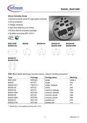 BAS 70-02L E6327 datasheet.datasheet_page 1