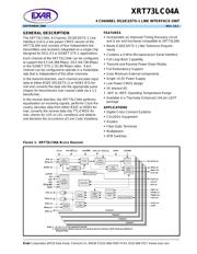 XRT73LC04AIV datasheet.datasheet_page 1