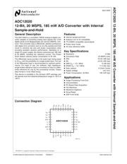 ADC12020CIVYX 数据规格书 1