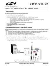 C8051F206DK-J 数据规格书 1