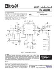 AD8305EVAL 数据规格书 1