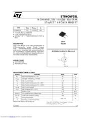 STD60NF55L-1 数据规格书 1