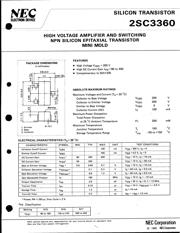 2SC3360 数据规格书 1