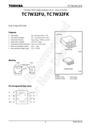 TC7W32FUTE12LF datasheet.datasheet_page 1