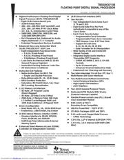 TMS320C6713BGDP300 Datenblatt PDF