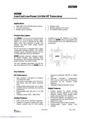 CC2500-RTY1 datasheet.datasheet_page 1