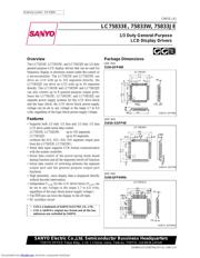 LC75833E datasheet.datasheet_page 1