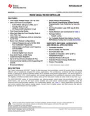 MSP430G2302IPW1EP datasheet.datasheet_page 1