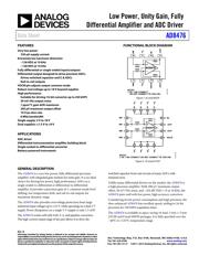 AD8476BCPZ-R7 datasheet.datasheet_page 1