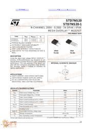 STD7NS20 datasheet.datasheet_page 1