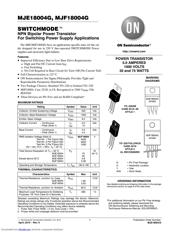 MJE18004 数据手册