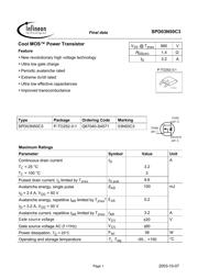 SPD03N50C3 datasheet.datasheet_page 1