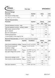 SPD03N50C3 datasheet.datasheet_page 2