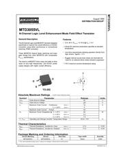 MTD3055VL 数据规格书 1