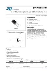 STGW60H65DRF datasheet.datasheet_page 1