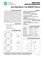 MAX4427CSA+ Datenblatt PDF