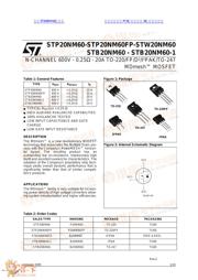 STB20NM60 datasheet.datasheet_page 1