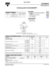 SI2308BDS-T1-E3 数据规格书 1