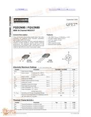 FQD2N80 datasheet.datasheet_page 1
