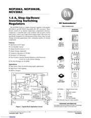 NCP3063BDR2G Datenblatt PDF