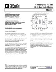 ADL5330ACPZ-REEL7 Datenblatt PDF