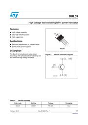 BUL59 datasheet.datasheet_page 1