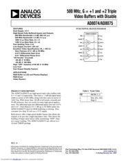 AD8074Z-EVAL 数据规格书 1