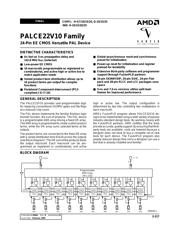 PALCE22V10H-15JC/4 数据规格书 1
