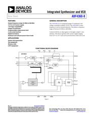 ADF4360-8BCPZRL7 datasheet.datasheet_page 1