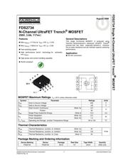 FDS2734 datasheet.datasheet_page 1