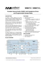 WM8731SEDS/RV datasheet.datasheet_page 1