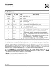 ICS95V847AG 数据规格书 2