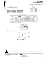 SN74CBT3306PWR 数据规格书 1