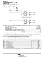 SN74F175DRE4 数据规格书 2