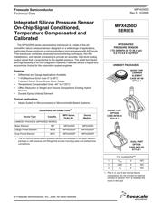 MPX4250DP Datenblatt PDF