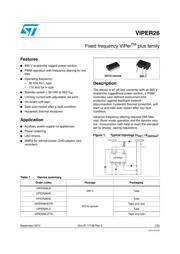 VIPER26LD datasheet.datasheet_page 1