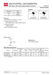 2SC4102FRAT106R Datenblatt PDF