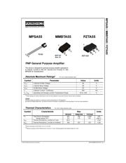 MPSA55 Datenblatt PDF