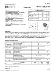 IRFP4232PBF Datenblatt PDF