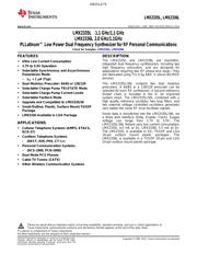 LMX2336LTM/NOPB datasheet.datasheet_page 1