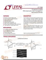 LTC1045 数据规格书 1