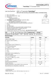 IKW40N120T2 datasheet.datasheet_page 1