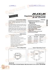 MAX619 数据规格书 1