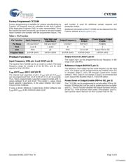 CY22180FSXIT datasheet.datasheet_page 3