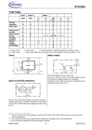 BTS410E2 数据规格书 6