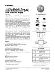 CAT5111ZI00 datasheet.datasheet_page 1