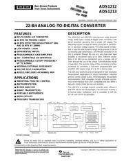 ADS1213U datasheet.datasheet_page 1