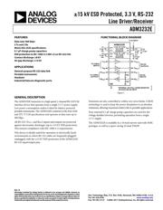 ADM3232EARNZ Datenblatt PDF