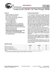 CY7C1381D-133BGXC datasheet.datasheet_page 1