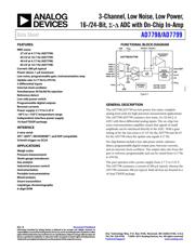 AD7799BRUZ-REEL Datenblatt PDF